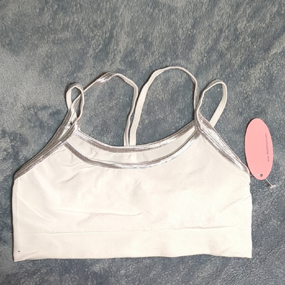 Anemone Other - Silver and White Women's Bralette